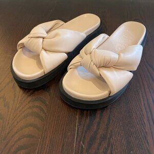 Mango Ponta Flat Sandal 39
